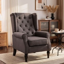 Retro Accent Chair Wingback