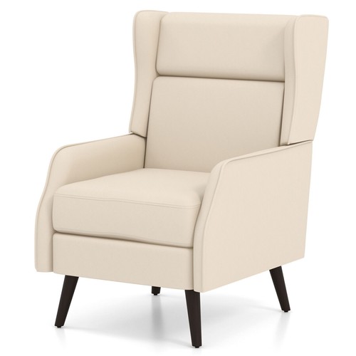 High back armchair traditional - high,