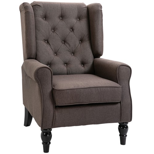 Homcom accent chair wingback - accent,
