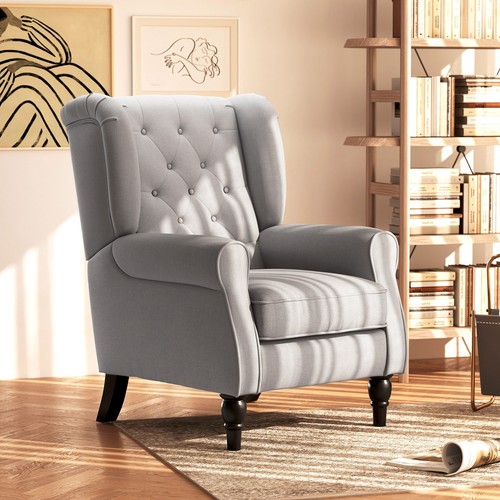 Vintage grey wingback - vintage,