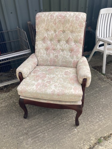 Button high back armchair - button,