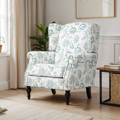 Fireside armchair high - armchair, back